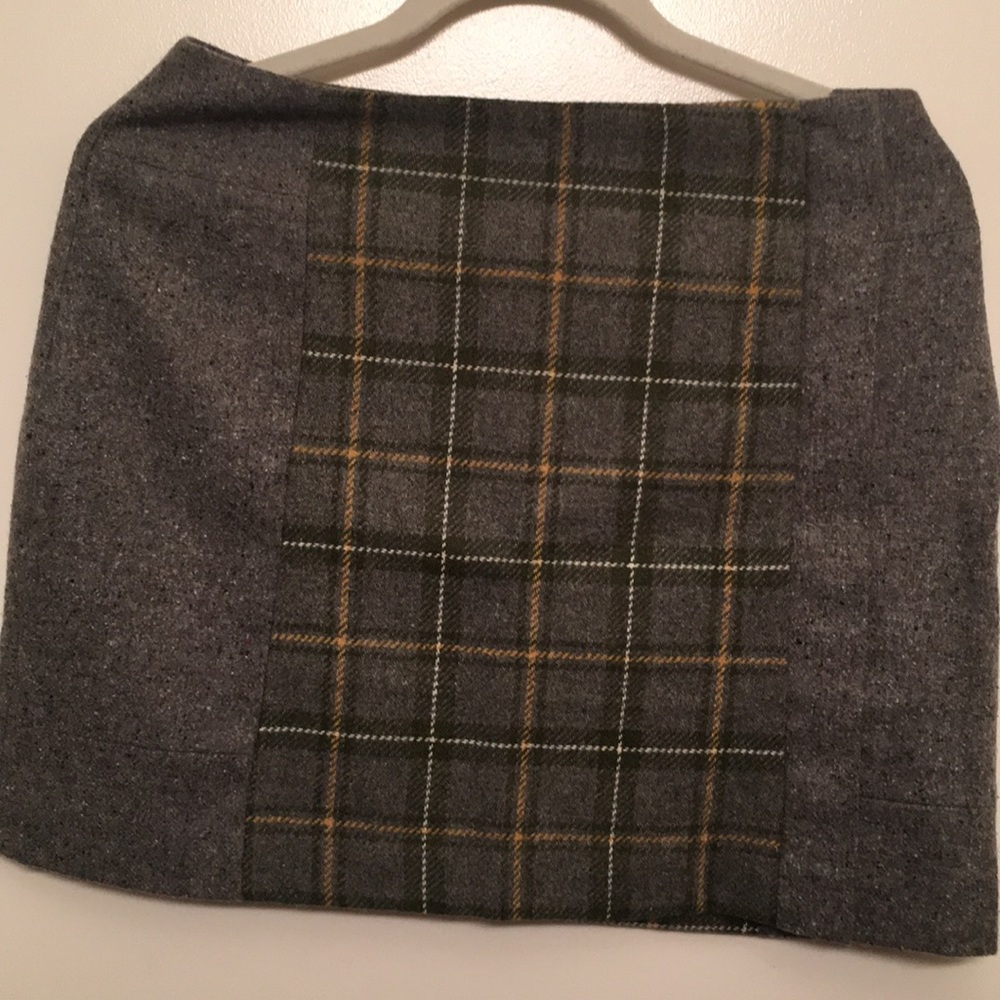 Banana republic plaid skirt